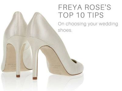 Freya Rose's Top 10 Tips on Choosing Your Wedding Shoes