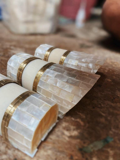 Crafting our Unique Mother of Pearl Heels