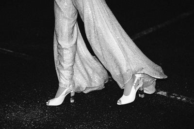 Modern, Micro Wedding Bridal Fashion, with Freya Rose Shoes
