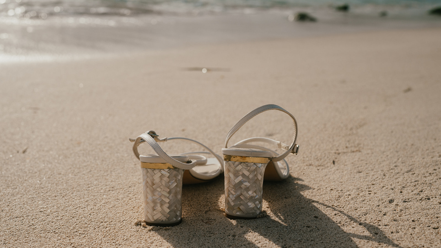 Pearl Wedding Heels Perfect For a Beach Wedding