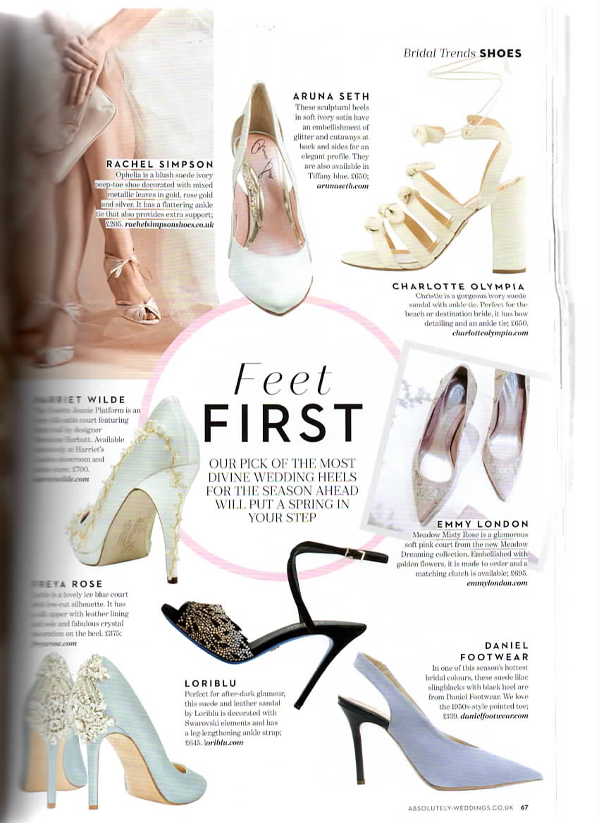 Latest bridal shoes 2024 2018