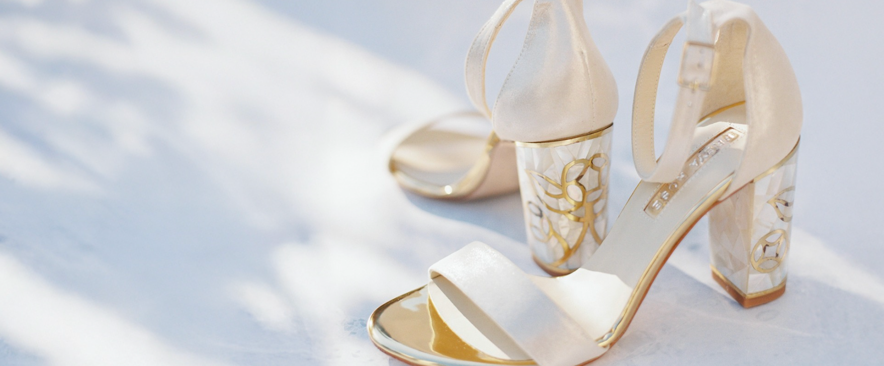 Mid Heel Wedding Shoes Designer Footwear Freya Rose