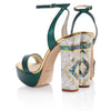 Arte Couture Green Shoes Back View Cut Out | Freya Rose