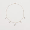 Petite Moon Necklace, Silver