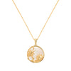 Scorpio Gold Zodiac Necklace Cut Out