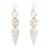 Warrioress Mother of Pearl Earrings