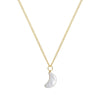 Moon Pearl Necklace Gold Vermeil - Freya Rose Pearl Jewellery