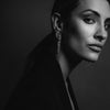 Hakuro Grey Mother of Pearl and Pearl Long Drop Earrings - Freya Rose Jewellery