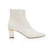 June White Boots - Pearl Heel - Freya Rose Pearl Shoes and Jewellery