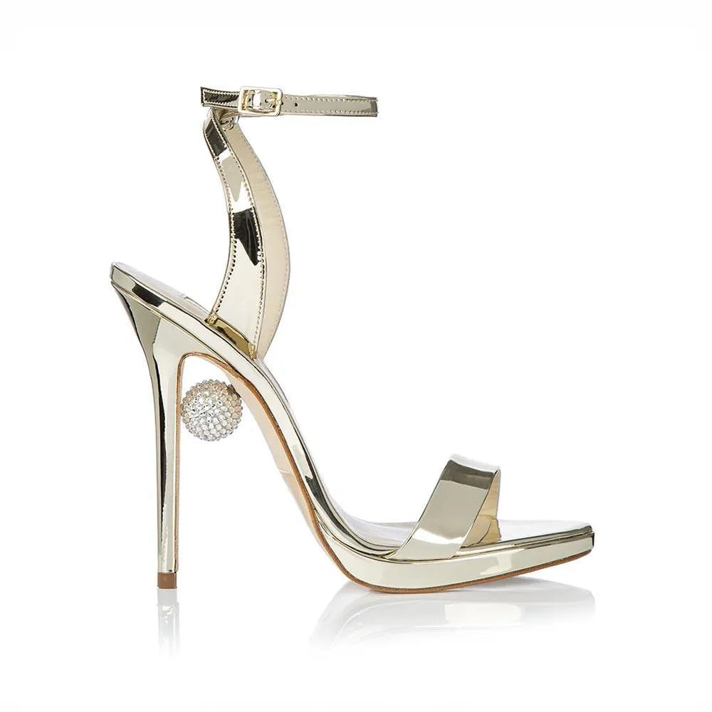 Champagne shoes heels Clearance