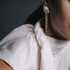 Hakuro Ivory Mother of Pearl and Pearl Long Drop Earrings - Freya Rose Jewellery