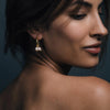 Mini Hoop Earrings with Detachable Pearls - Freya Rose Pearl Jewellery