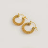 A pair of Gold Vermeil Freya Rose Designer Earrings