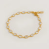 product image of the 'Oval crystal Framed Bracelet' by Freya Rose London