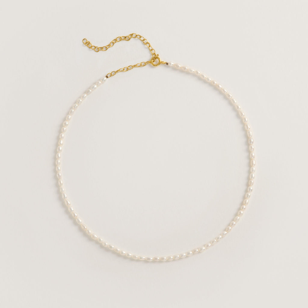 Rice Pearl Necklace - Freya Rose Pearl Jewellery