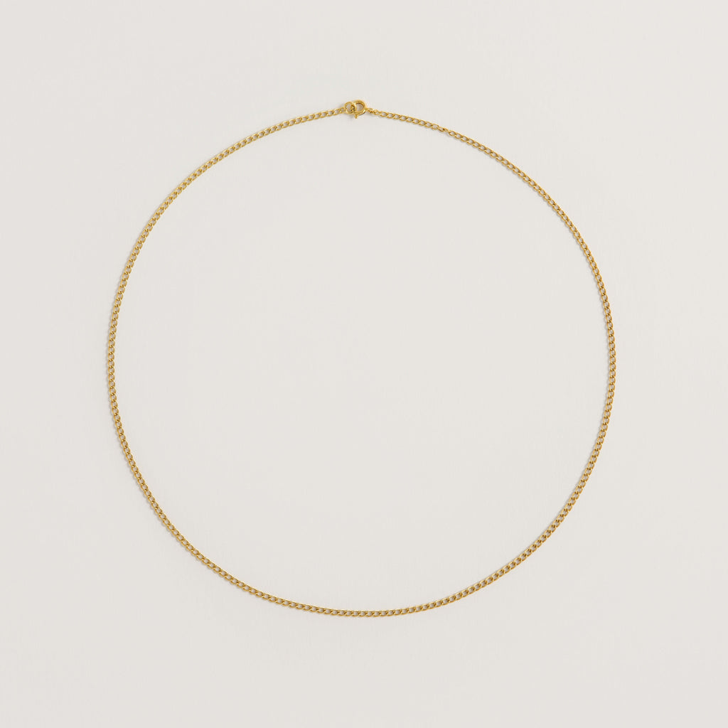 22ct Gold Vermeil Chain Necklace - Freya Rose Designer Necklace