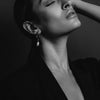 Hammered Gold Baroque Pearl Earrings - Freya Rose Jewellery