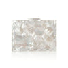 Athena Ivory Mother of Pearl Clutch Bag Freya Rose