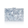 Athena Pale Blue Mother of Pearl Clutch Bag Freya Rose