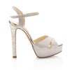 Freya - Pearl Platform Heels - Freya Rose Pearl Shoes and Jewellery