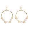 Seed and Baroque Pearl Large Hoops - Freya Rose Pearl Jewellery