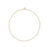 Oval Crystal Framed Necklace - Freya Rose Pearl Shoes and Jewellery