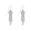Silver Midi Crystal Drop Earrings - Freya Rose Jewellery
