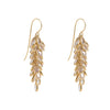 22ct Gold Midi Crystal Drops - Freya Rose Pearl Designer Earrings