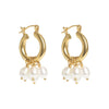 Mini Hoop Earrings with Detachable Pearls - Freya Rose Pearl Jewellery