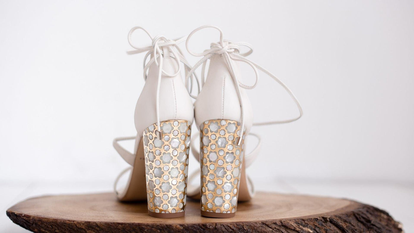 Floral Wedding Shoes for 2022 - Freya Rose Pearl Shoes and Jewellery