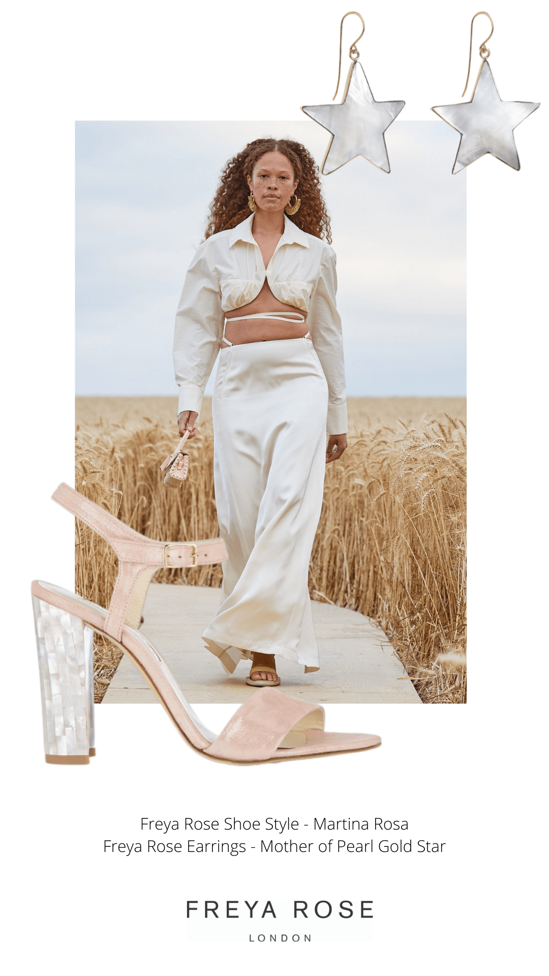Martina Rosa: Pink Pearl High Heel Block Shoes With Summer Trends To Know - Freya Rose