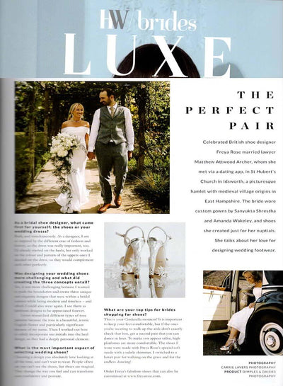 Her World Brides Luxe Magazine –  2020 Edition – Freya Rose’s Wedding