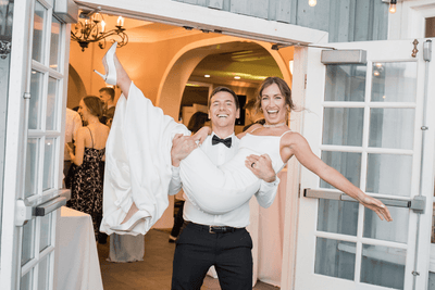 Los Angeles Wedding: Real Bride Alyssa Wears 'Chelsea Pearl Heel'