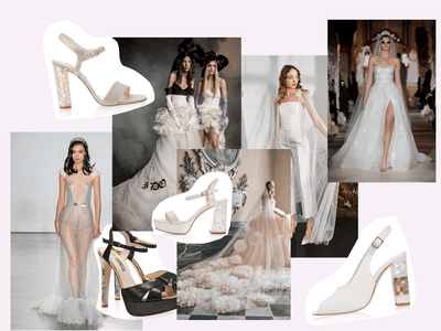 Our Favourite Wedding Shoes and Dresses for 2020