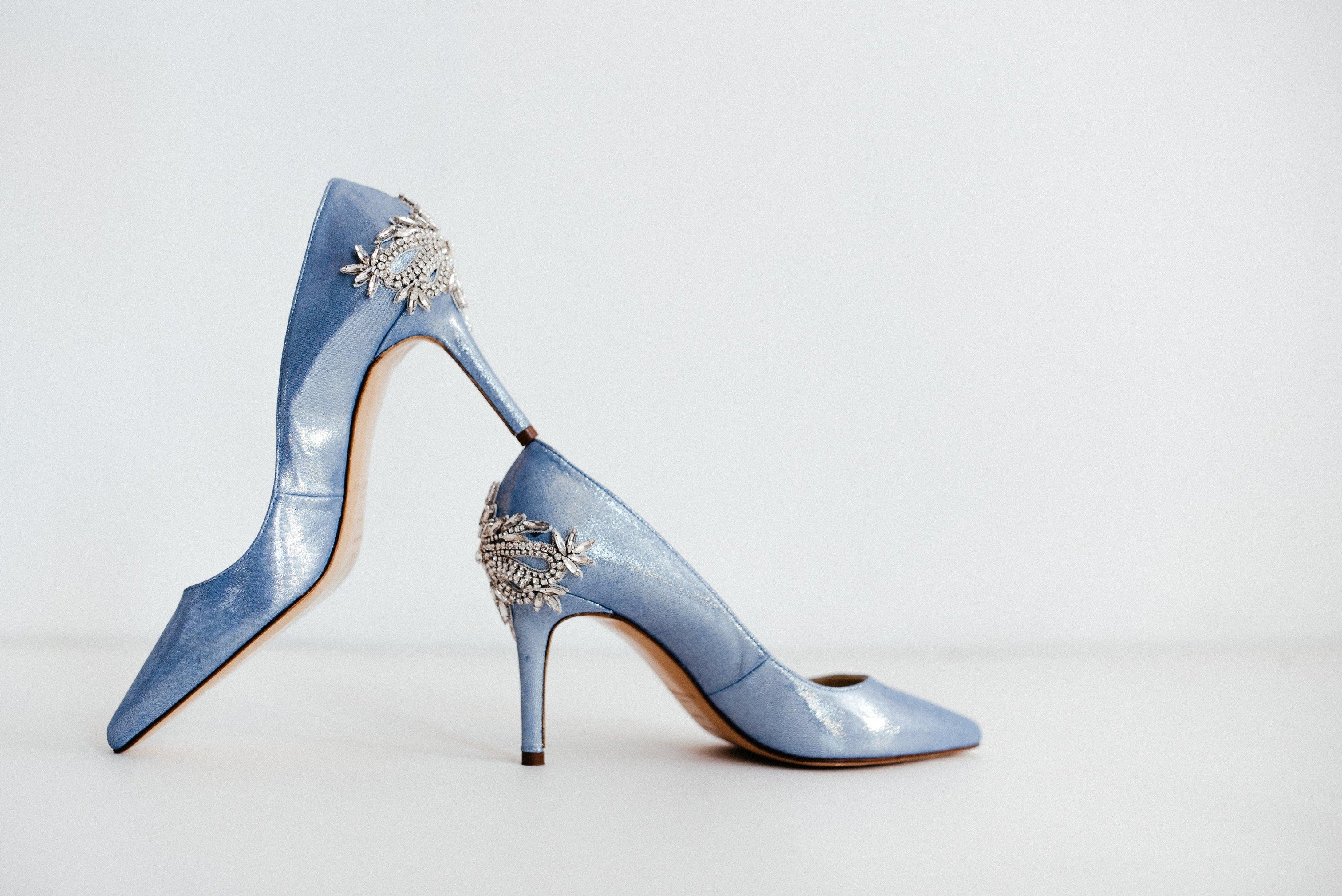 Blue court shoes online