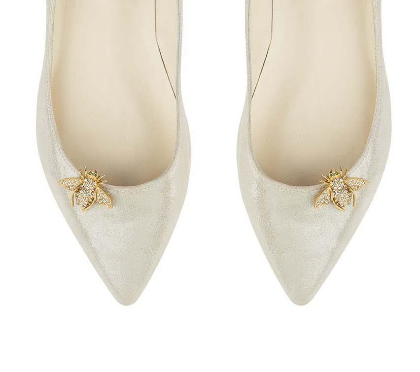 Personalise your Bridal Shoes with Super Cool Shoe Clips for the Modern Bride - Freya Rose