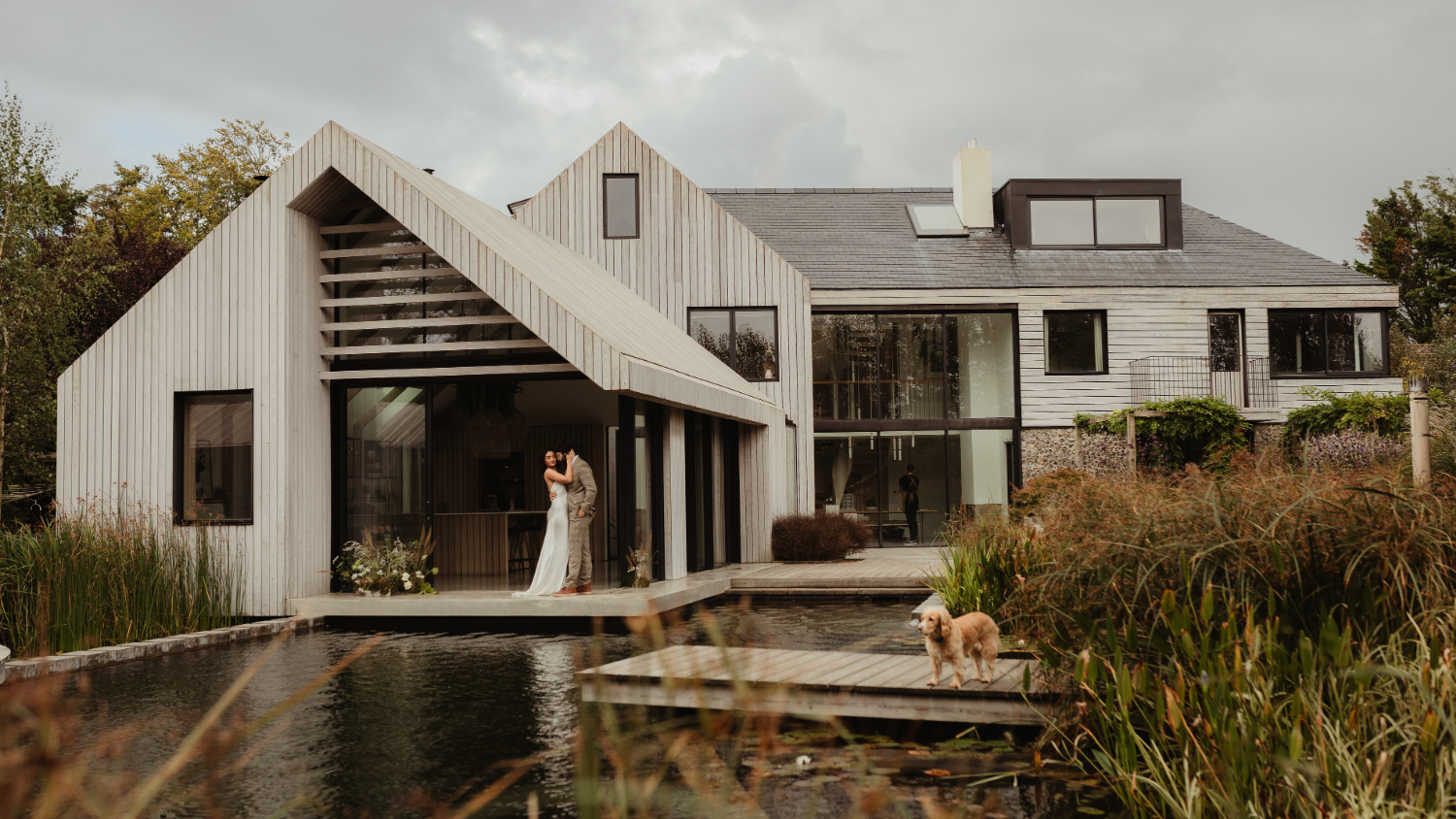 A Moment at The Watershed in Designer Wedding Shoes