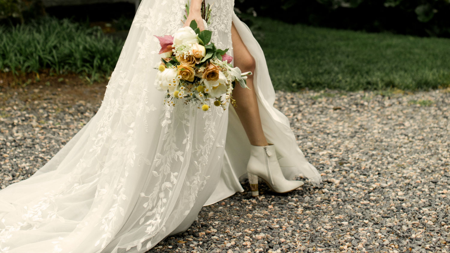 Real Bride in Freya Rose Jasmine White