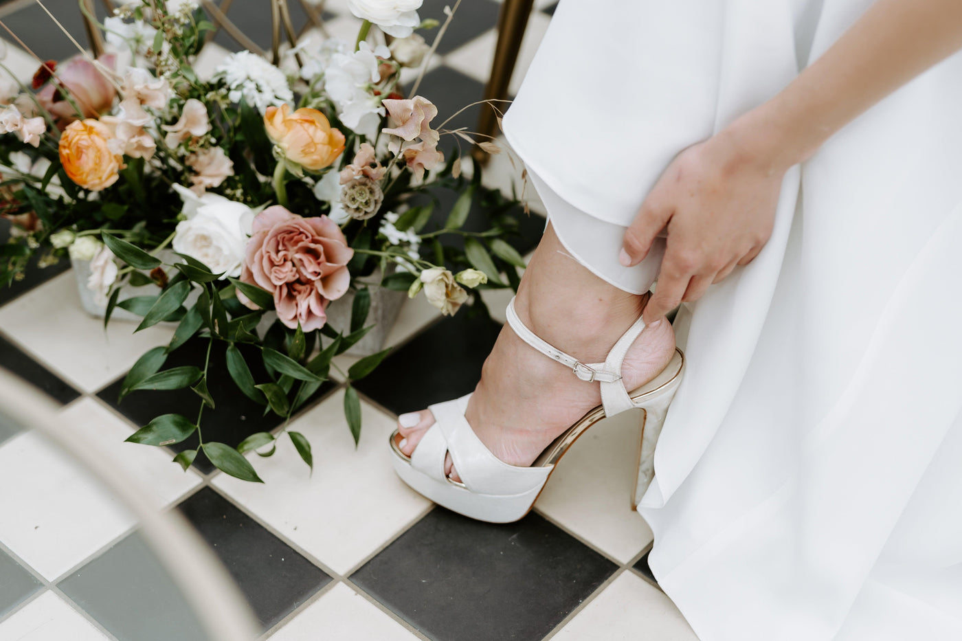 Freya's Top Picks: 10 Beautiful Floral Statement Pearl Wedding Shoes