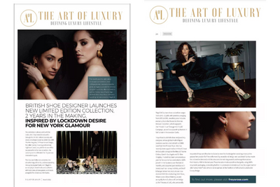 Art Of Luxury Magazine: Featuring Our Beautiful Regal 54 Collection Of Couture Shoes & Designer Jewellery