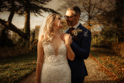 Real Bride Harriet in Exquisite Crystal Jewellery