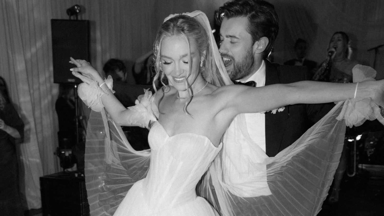 Roxy Horner Wears Freya Rose Designer Wedding Shoes 'Gigi'