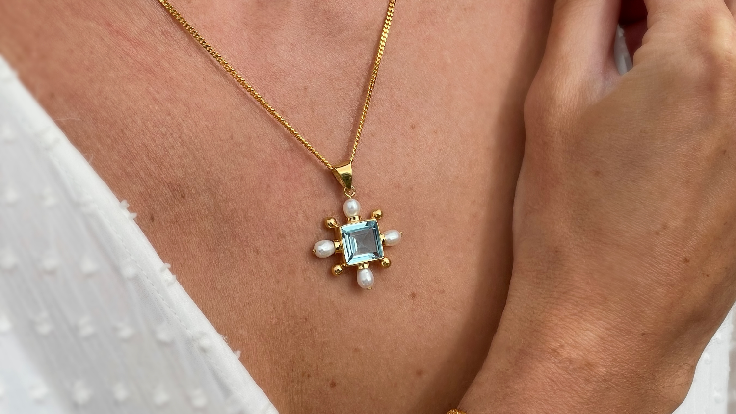 Blue Topaz Jewellery  - freya Rose London