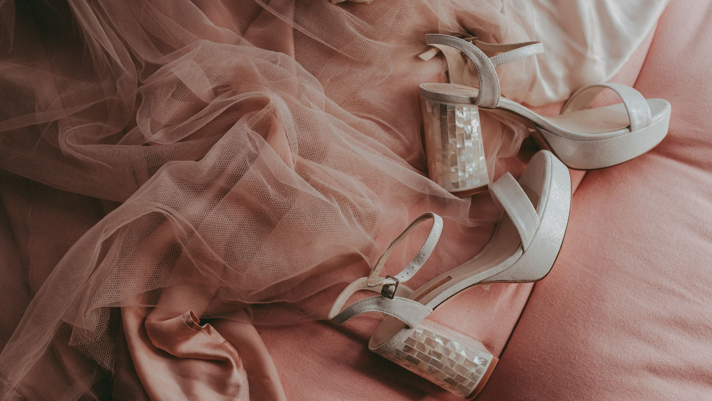 You won't see my wedding shoes under my dress, why should you invest in designer wedding shoes?