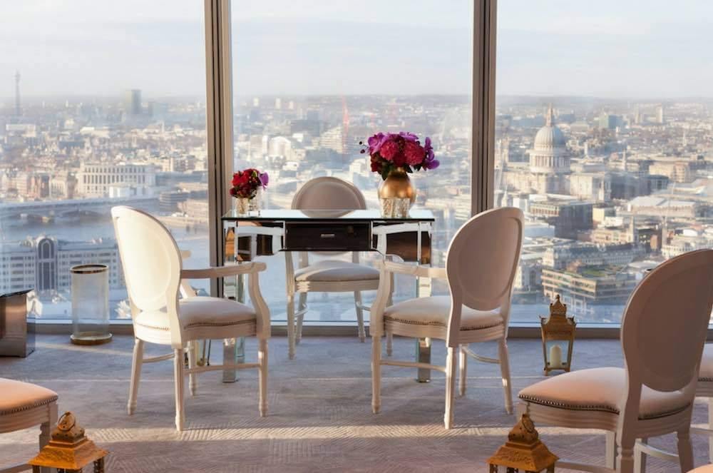 Luxury wedding showcase at The Shangri-La hotel, The Shard, London - Freya Rose