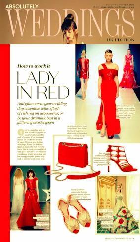 Absolutely Weddings Magazine - 2018 - Kate Petite Red Bag - Freya Rose
