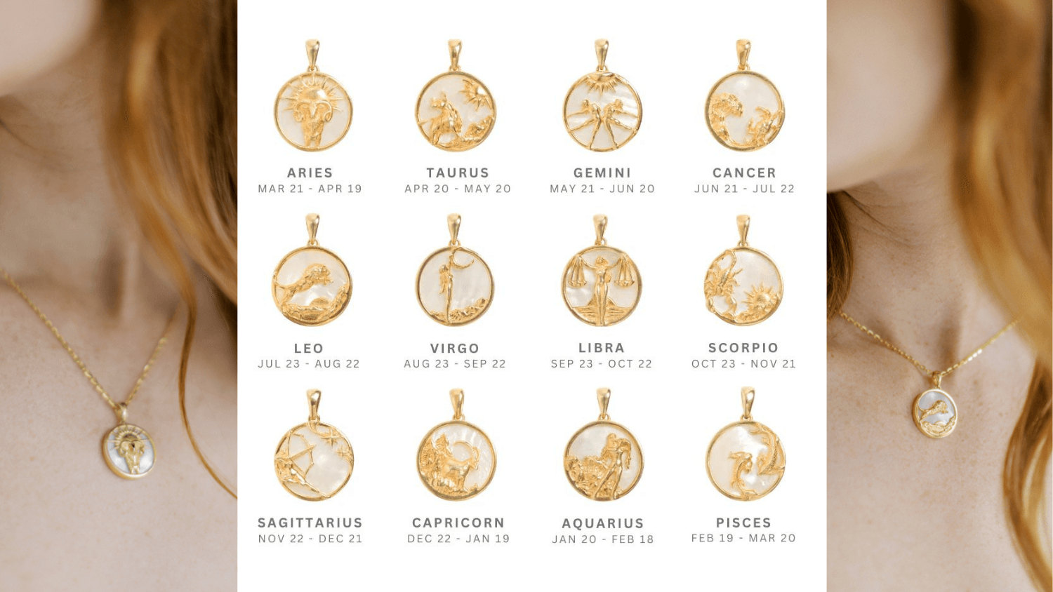 New Pearl Zodiac Necklace Collection