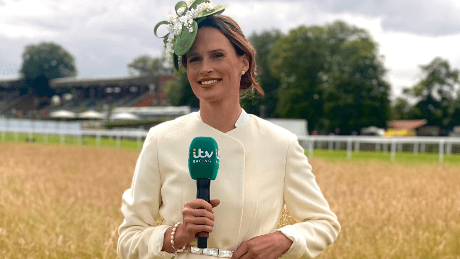 Francesca Cumani In Freya Rose Pearl Earrings For Races