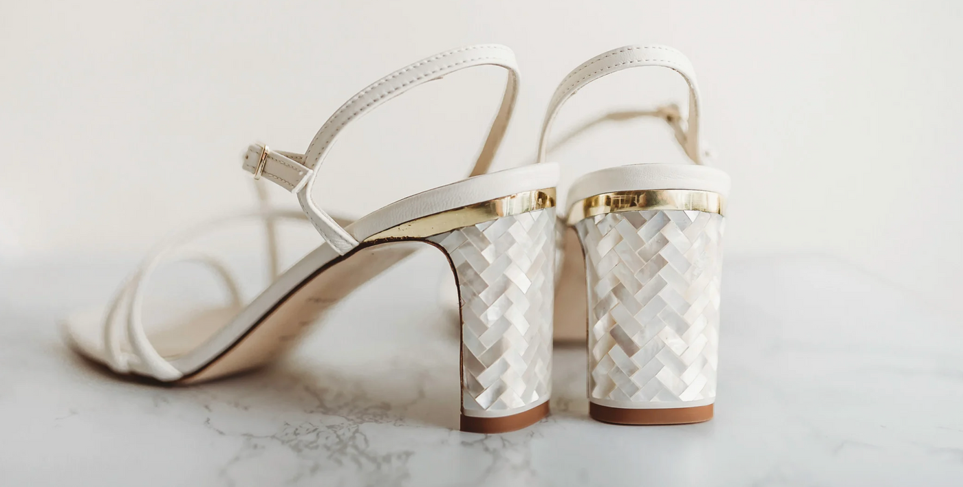 Mother of pearl deals sandals