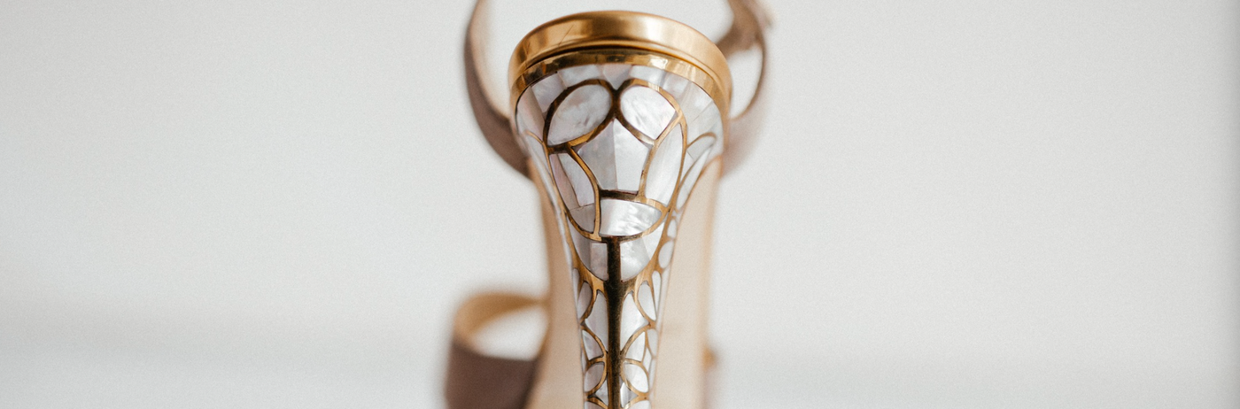 Metallic gold 2025 shoes for wedding